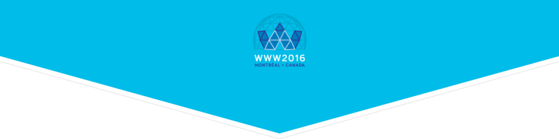 WWW 2016 Conference, Montreal Canada