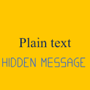 PlainTextHiddenMessage